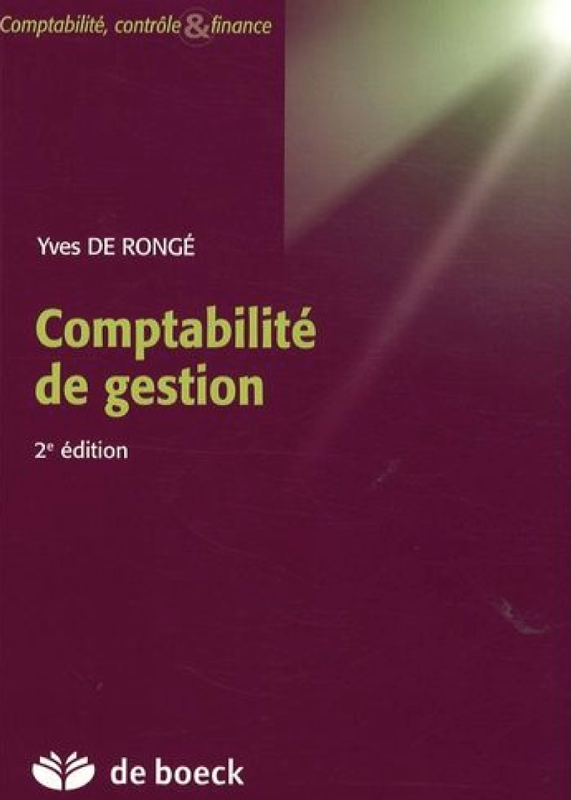 Comptabilité de gestion 2eme ED