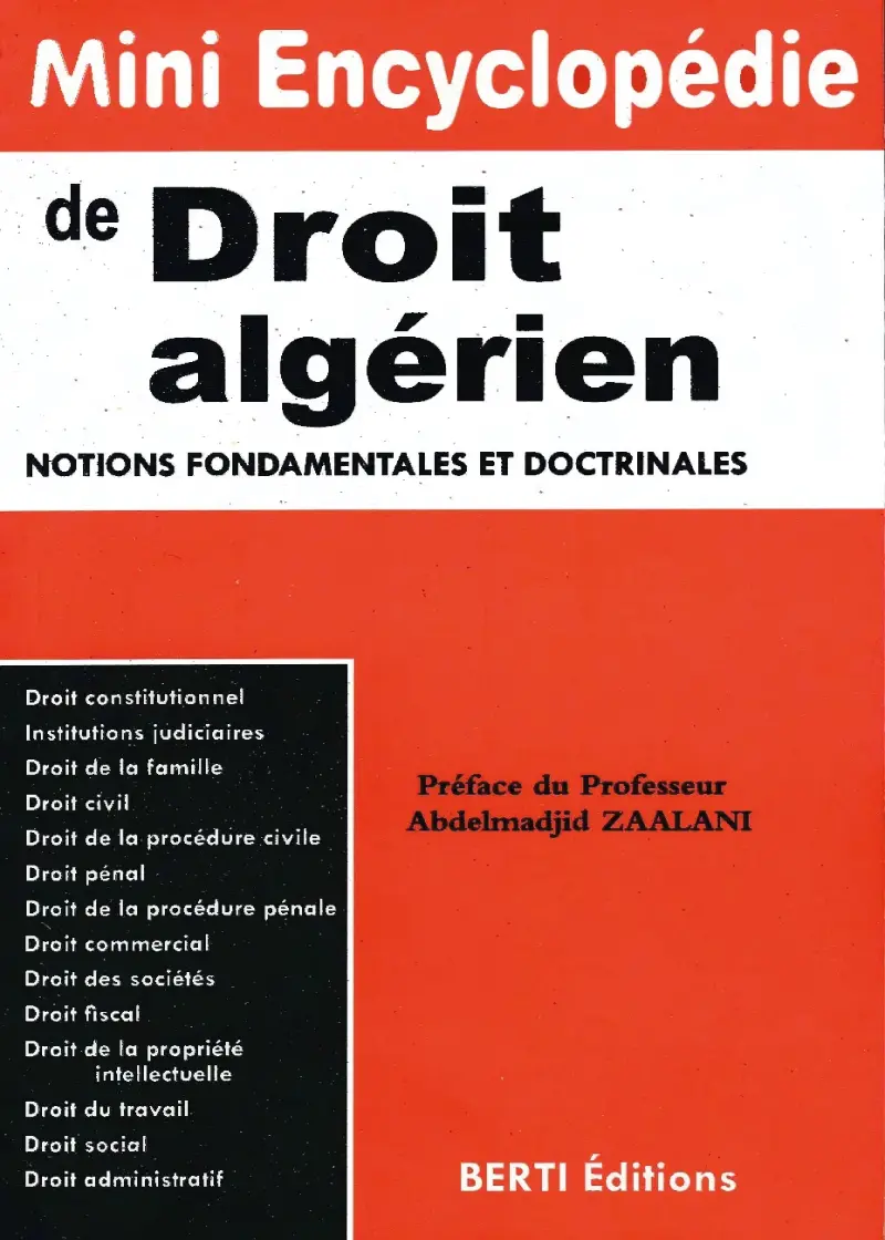 Mini Encyclopédie de droit Algérien